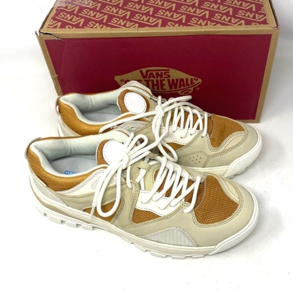 VANS AMZN Trailhead Shoes For Men's Low Top Mesh Suede Cream Hiking VN0A7TO2QC4 - Picture 9 of 11